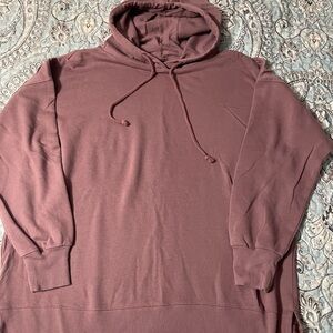 SO women’s Mauve Hoodie Sweater, size large
